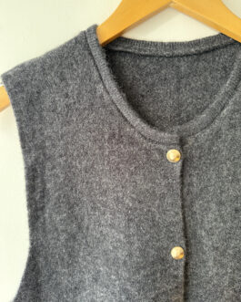 Gilet sans manche Gris